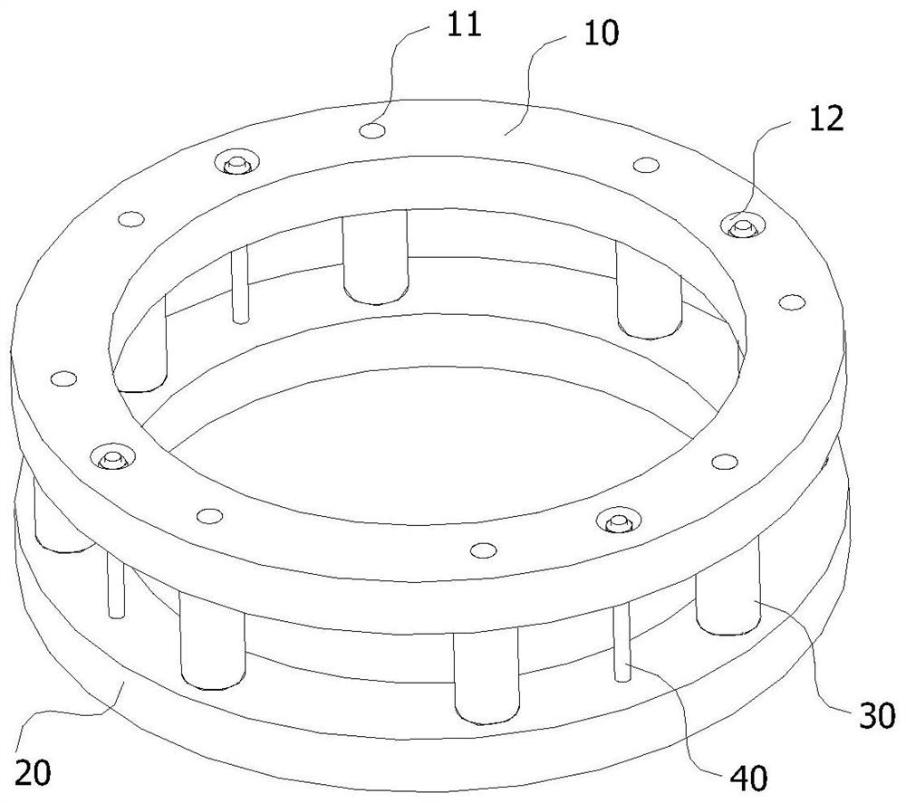 Fabrication and use of fiber grating sensing device and pressure ring using same