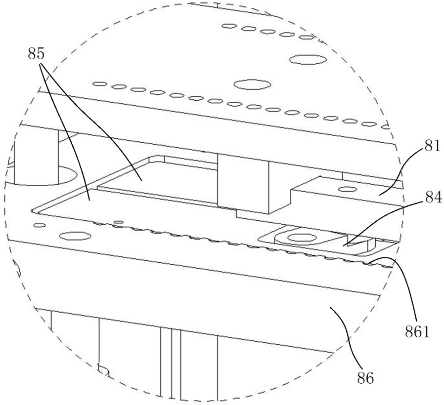 Adjustable movable guide mechanism for efficient rod-changing wire-drawing feeding device