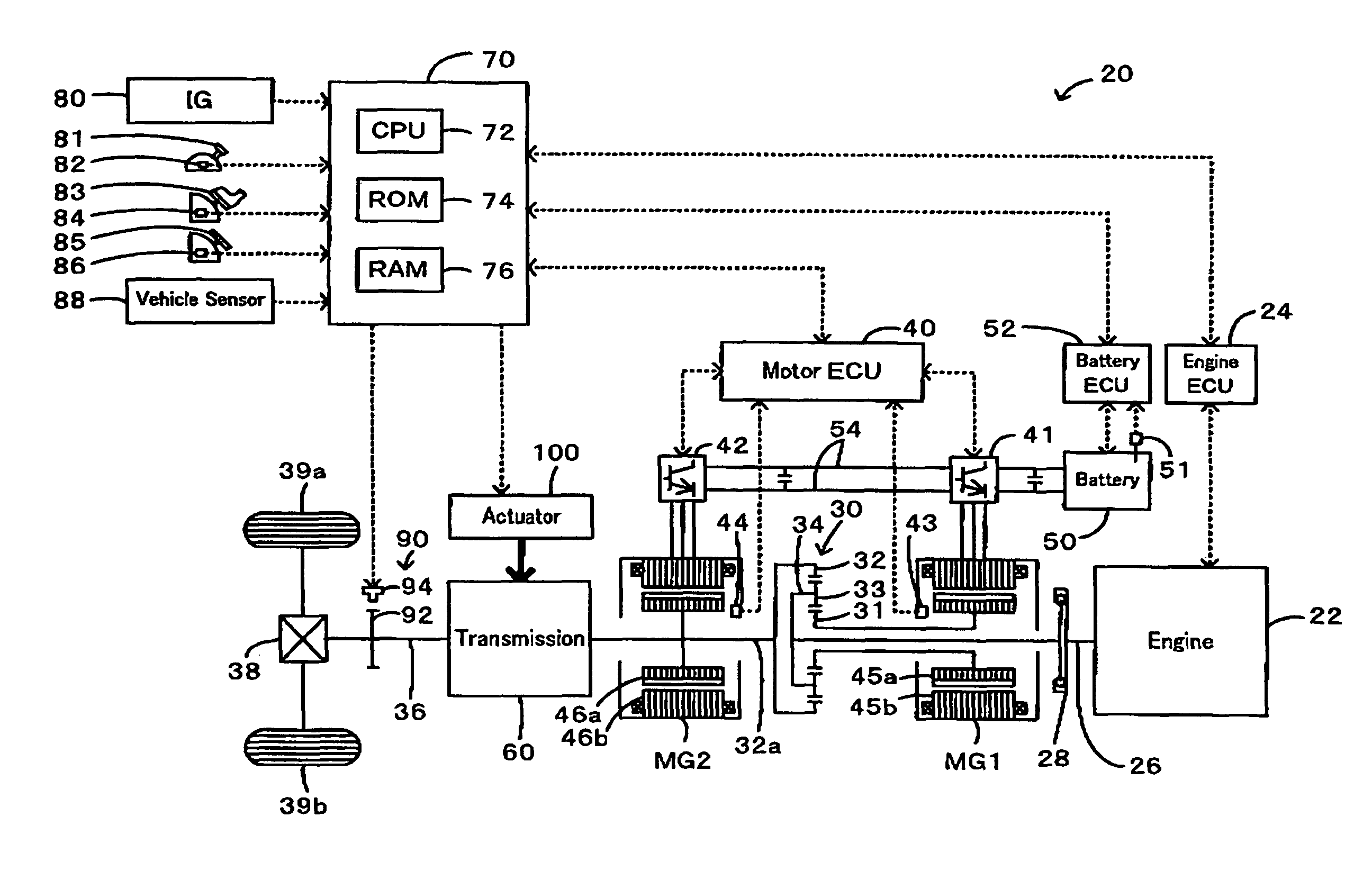 Vehicle and control method of vehicle