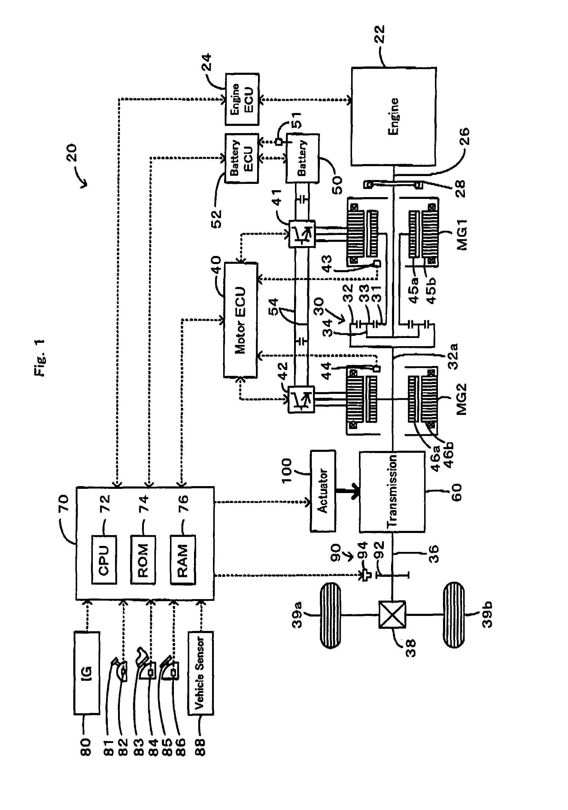 Vehicle and control method of vehicle