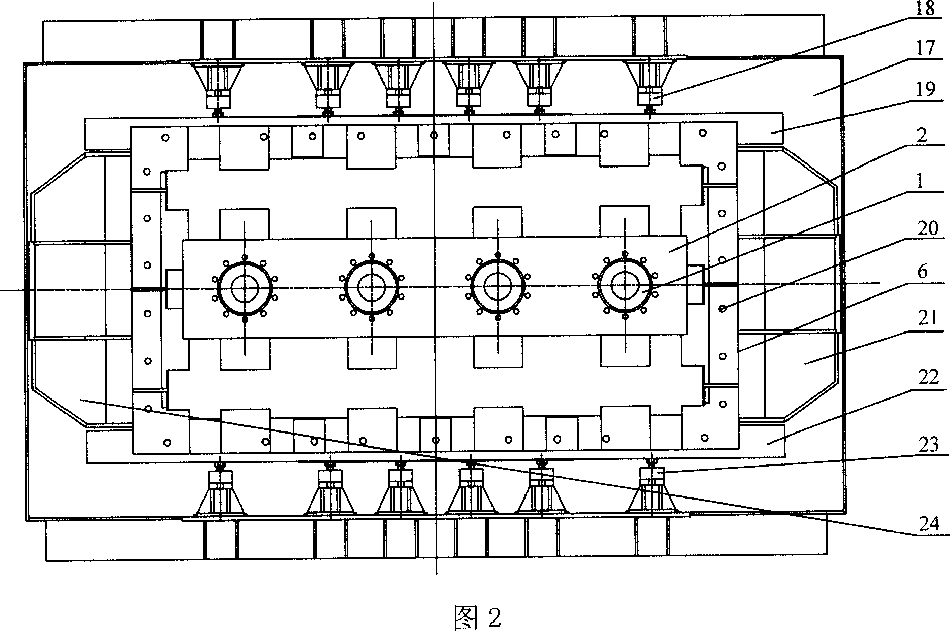 Analogue experiment stand for interreaction of tunnel structure, surrounding rock and underground water