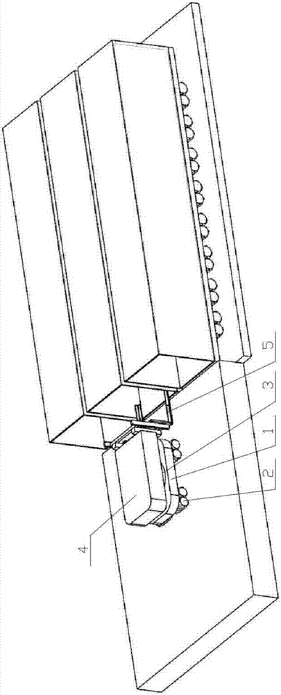 Using method for logistics taking and stacking vehicle used for freight container