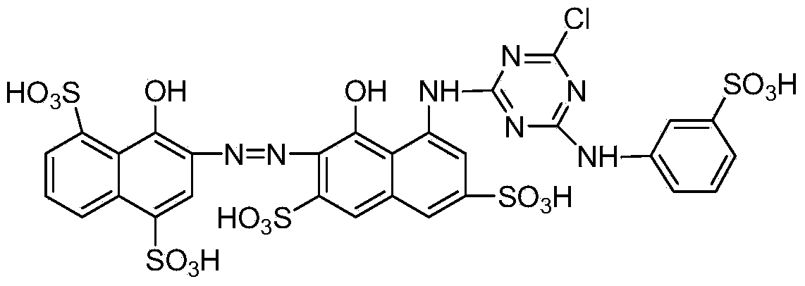 Active deep blue dye composition and high-solubility active deep blue dye, and preparation method and applications of high-solubility active deep blue dye