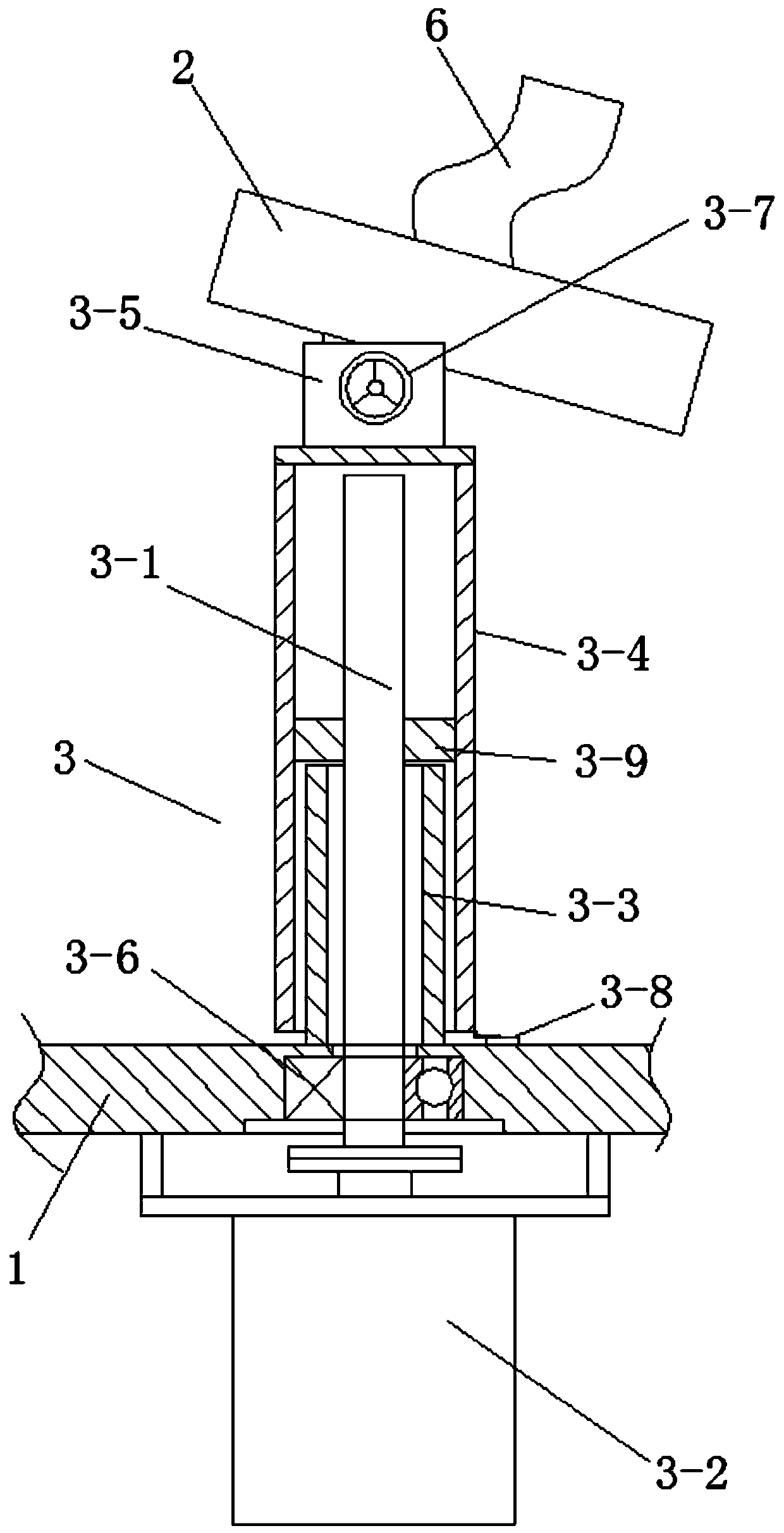 Buttock lifting and sterile drawsheet laying device for gynecological operating bed