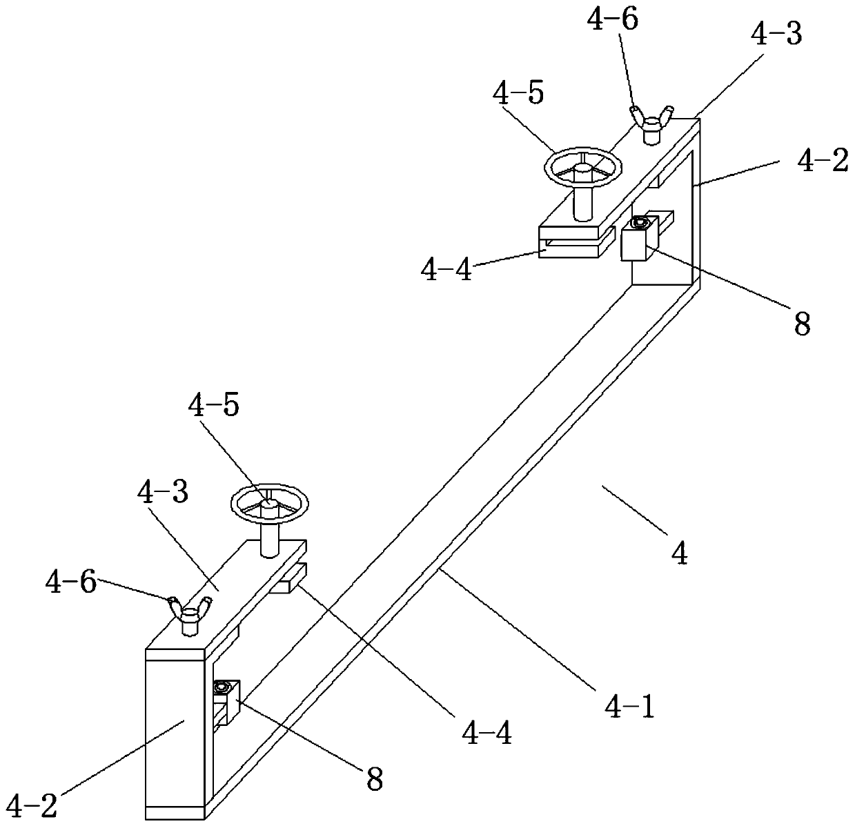 Buttock lifting and sterile drawsheet laying device for gynecological operating bed