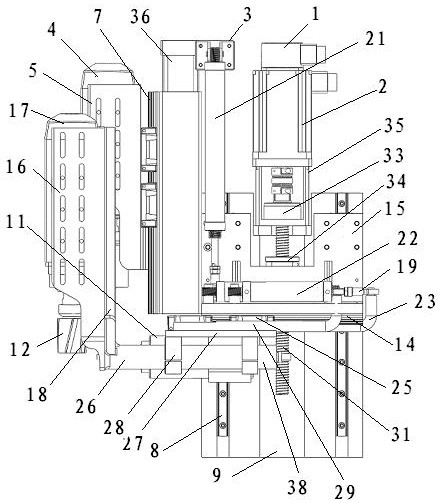 Turning-milling combined machining center of woodworking lathe