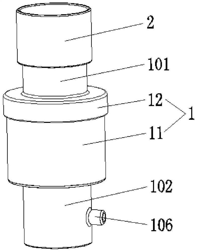 Overflow valve for isolating air