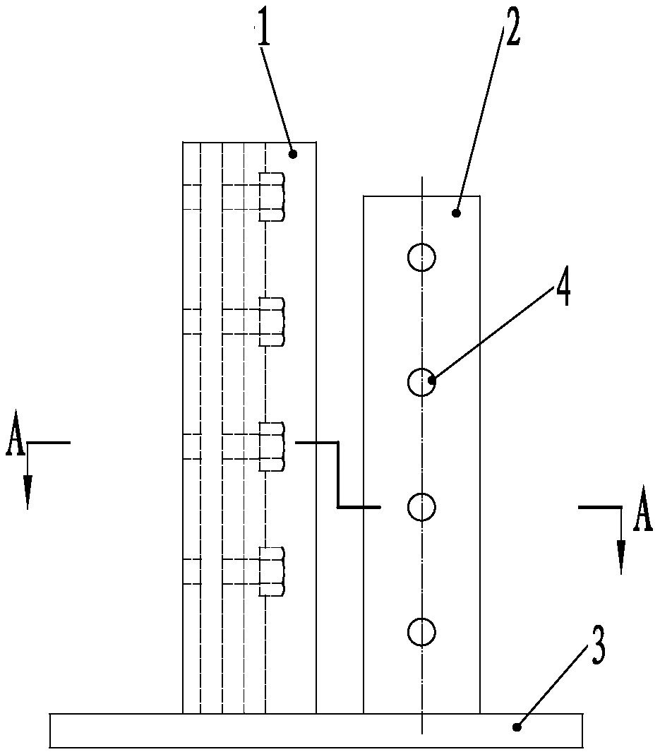 Base of a three-dimensional shelf