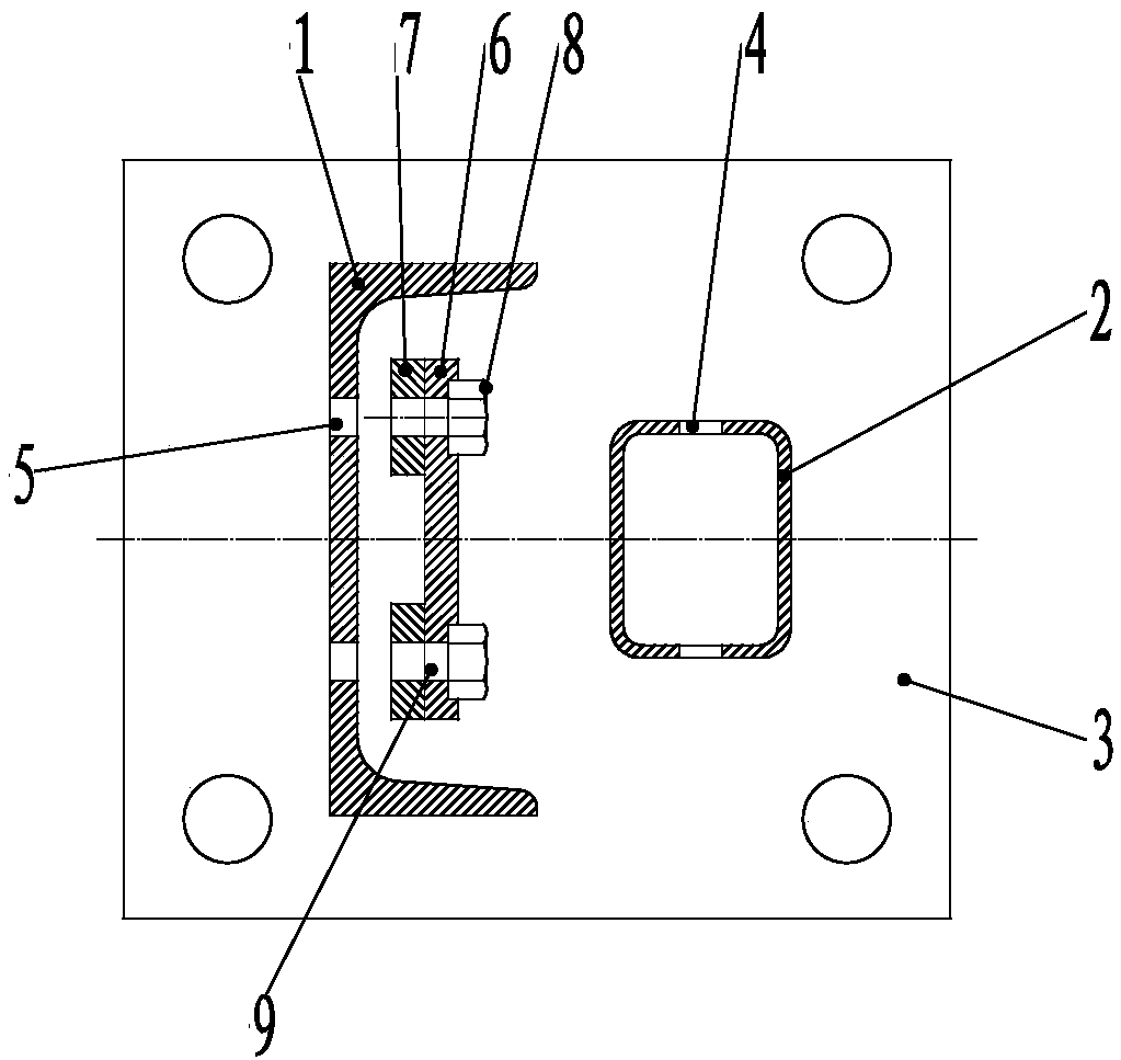 Base of a three-dimensional shelf