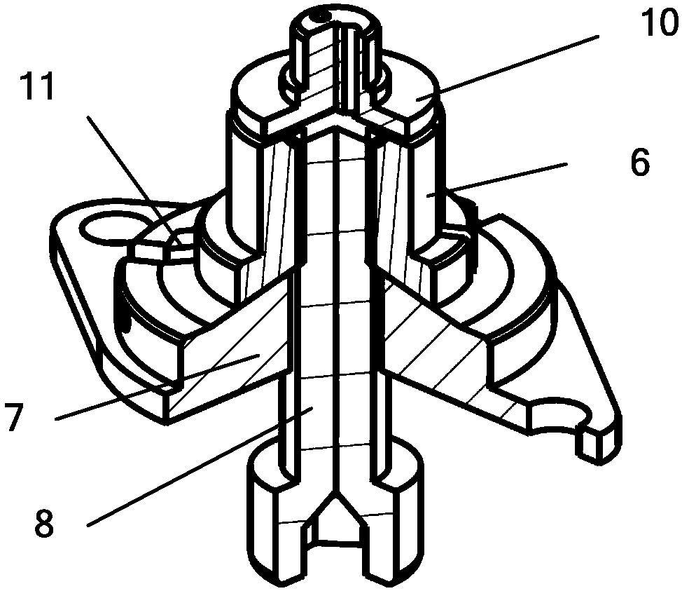 Solenoid-actuated non-pyrotechnic separation device based on volute spiral spring transmission assembly