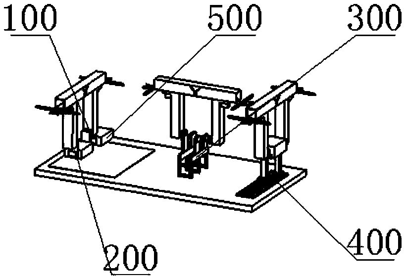 Truss robot grabbing device