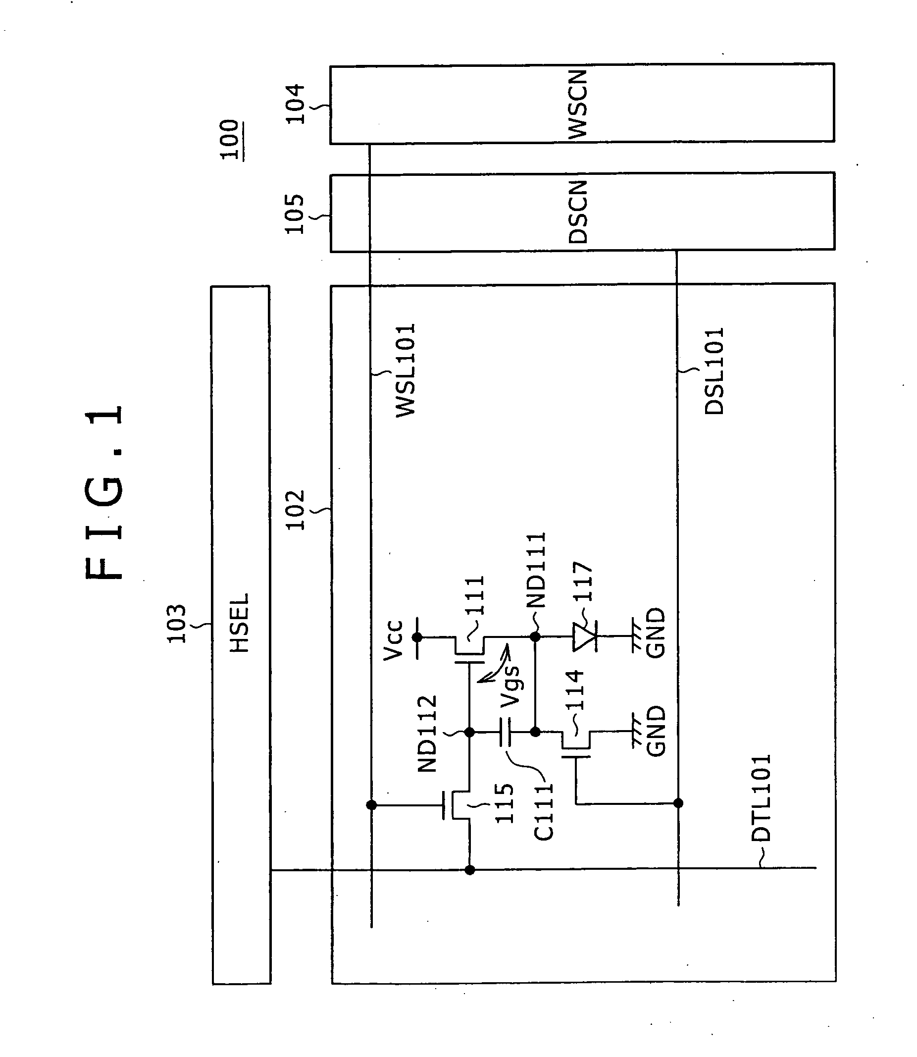 Pixel circuit, active matrix apparatus and display apparatus