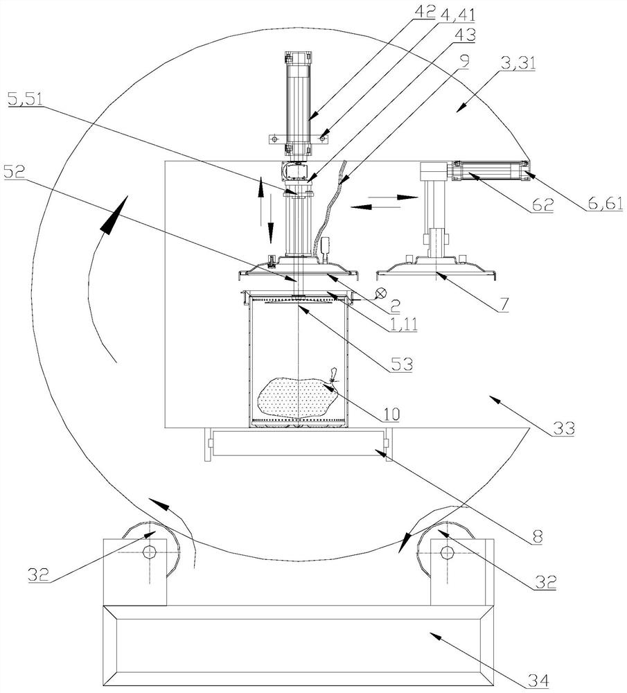 Liquid medicine and herb residue separating device