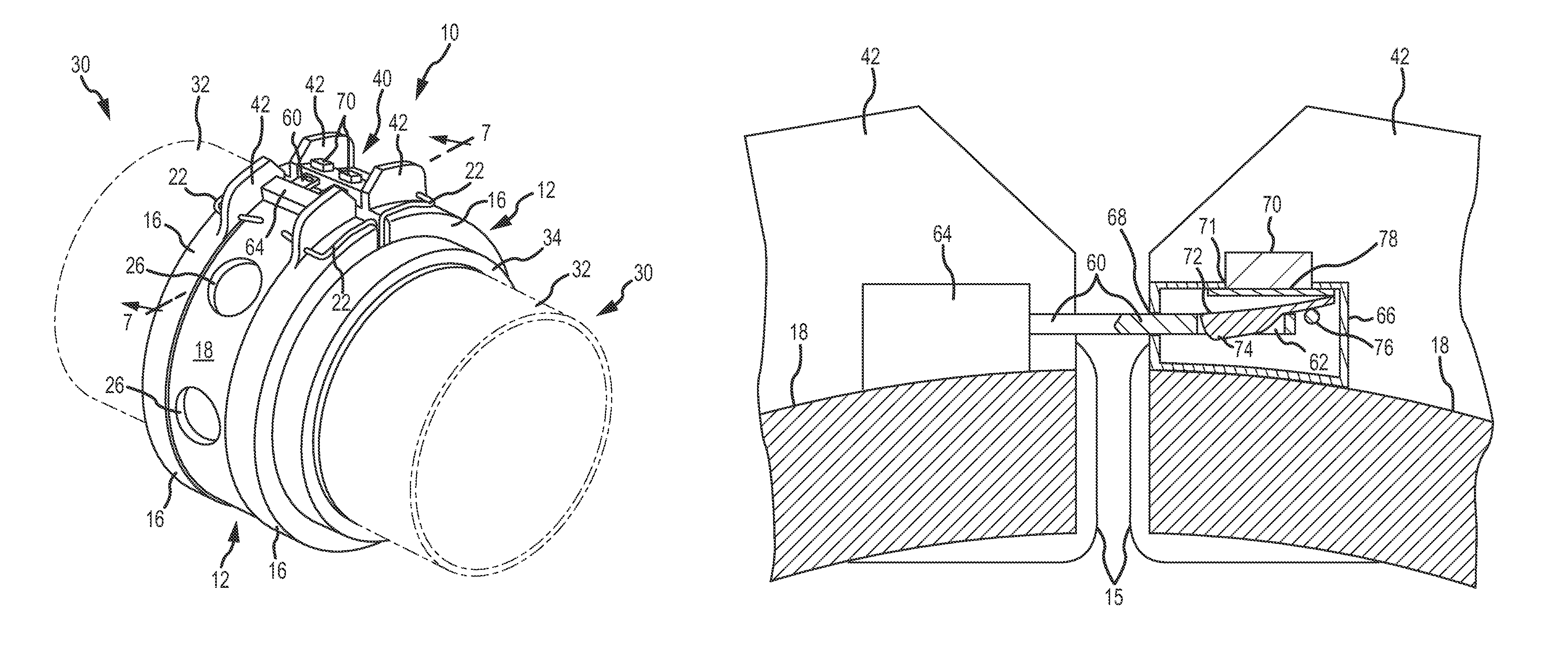 Latching mechanisms for clamshell type couplers