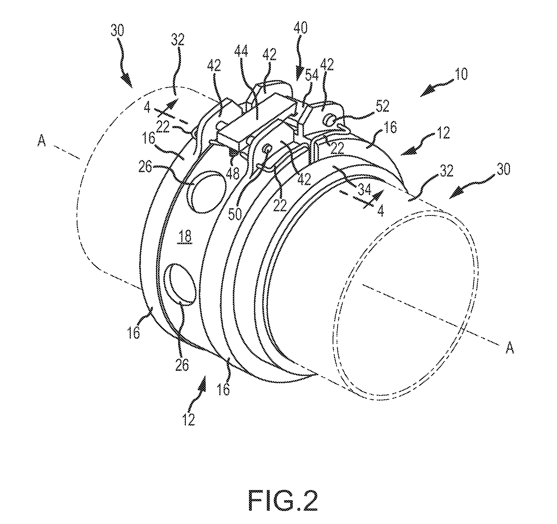 Latching mechanisms for clamshell type couplers