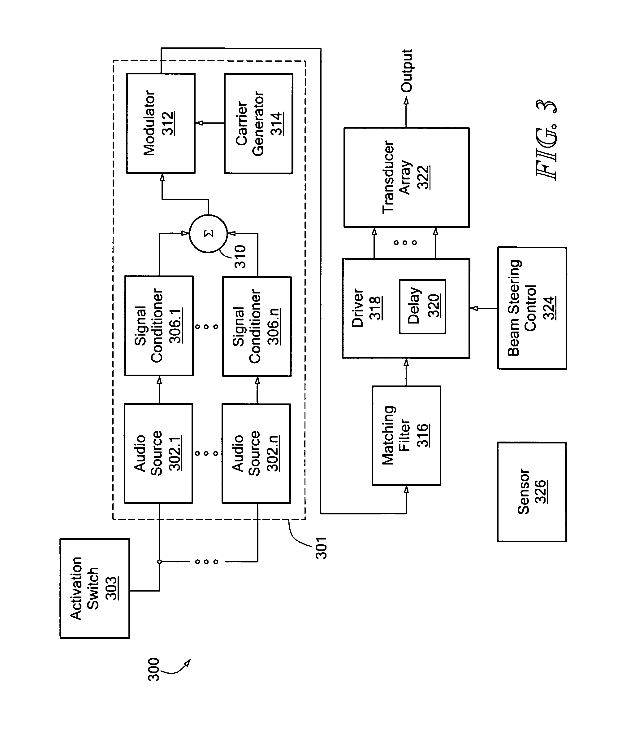 Directional acoustic alerting system