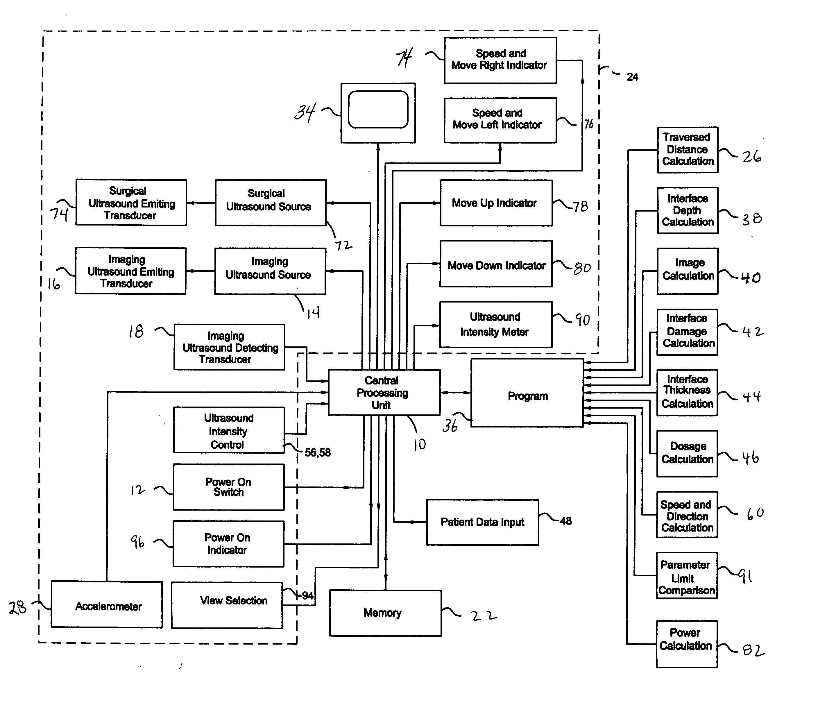 Ultrasound treatment and imaging system