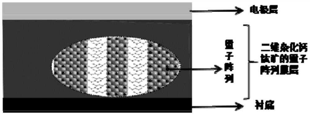 X-ray direct detector and preparation method thereof