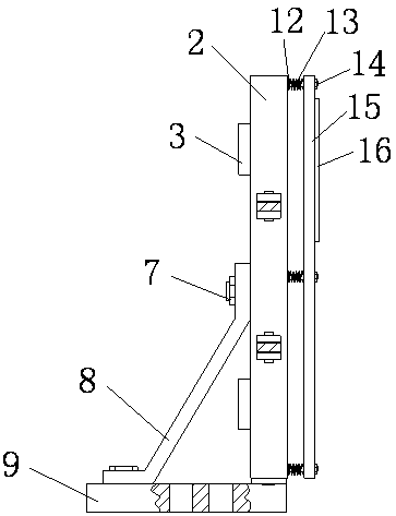 Firmly-connected folding construction fence