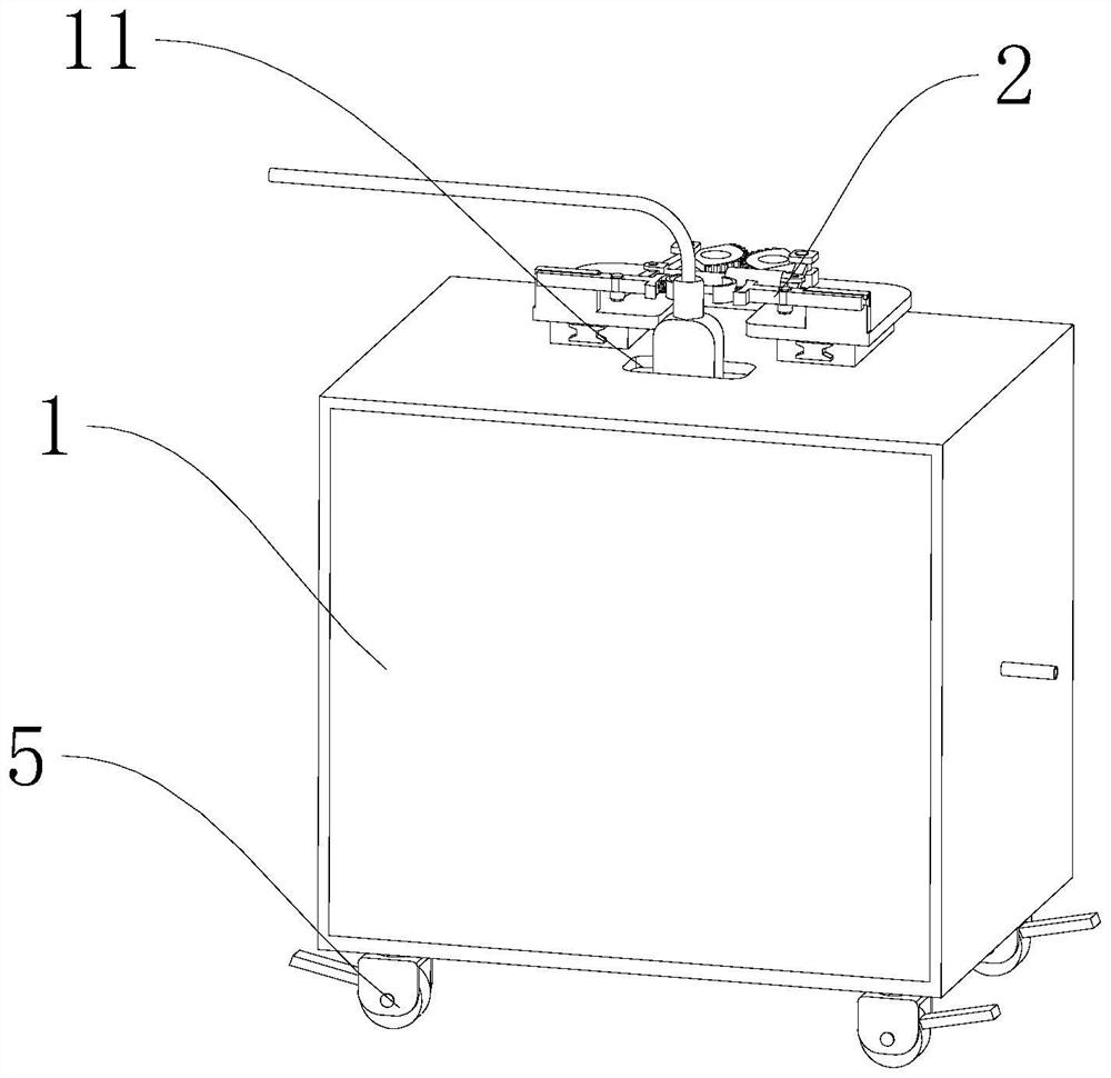 B-ultrasonic probe disinfection box special for medical ultrasound department