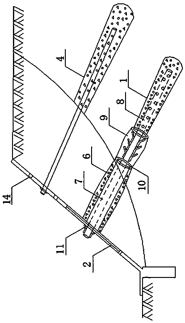 An adaptive prestressed anchor composite soil nail wall and its construction method