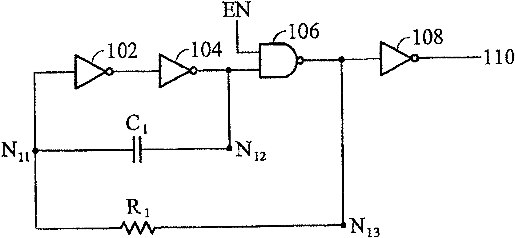 Resistance-capacitance (RC) oscillator and realization method thereof