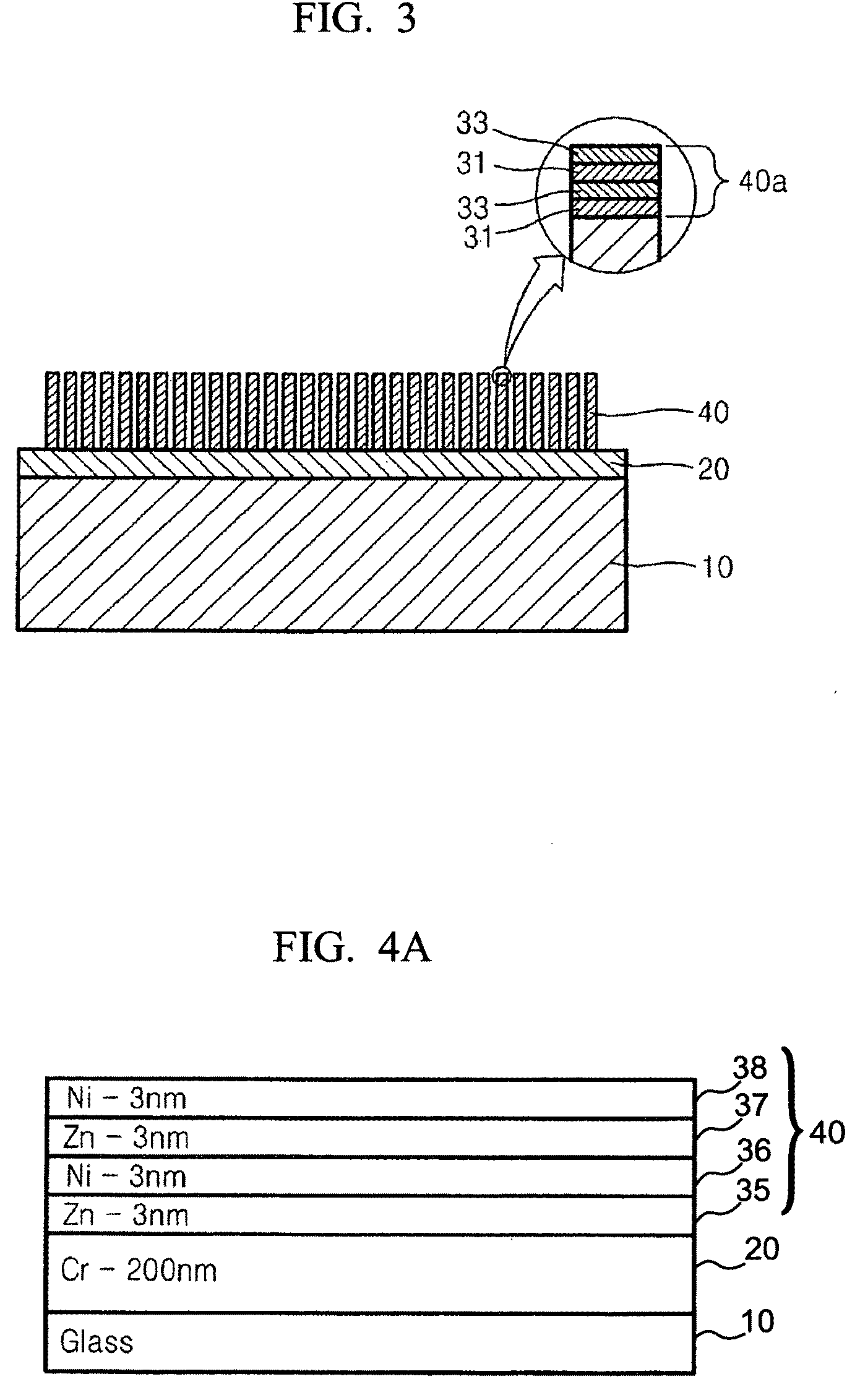 Carbon nanotubes, method of growing the same, hybrid structure and method of growing the hybrid structure, and light emitting device