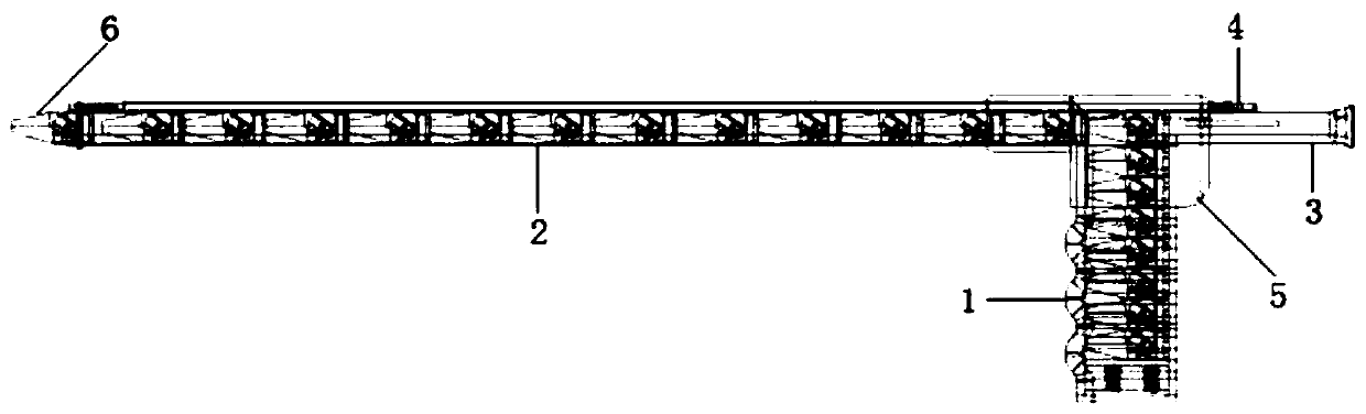 Mechanical separable hemostatic forceps device