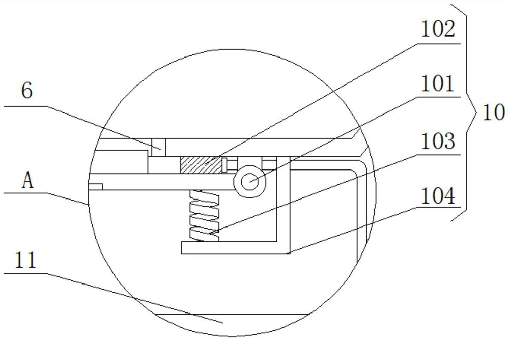 Raw material adding device for flour baking