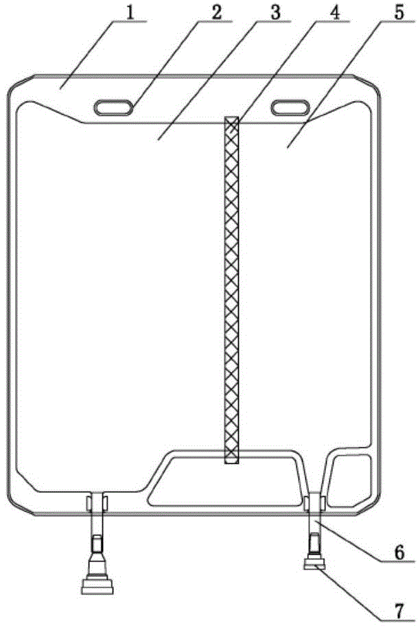 Membrane material for transfusion soft bag and application of membrane material