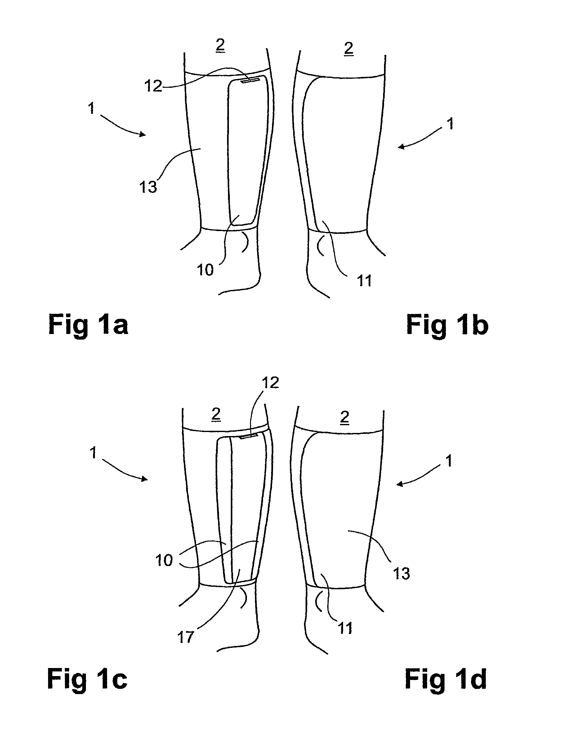 Device, system and method for compression treatment of a body part