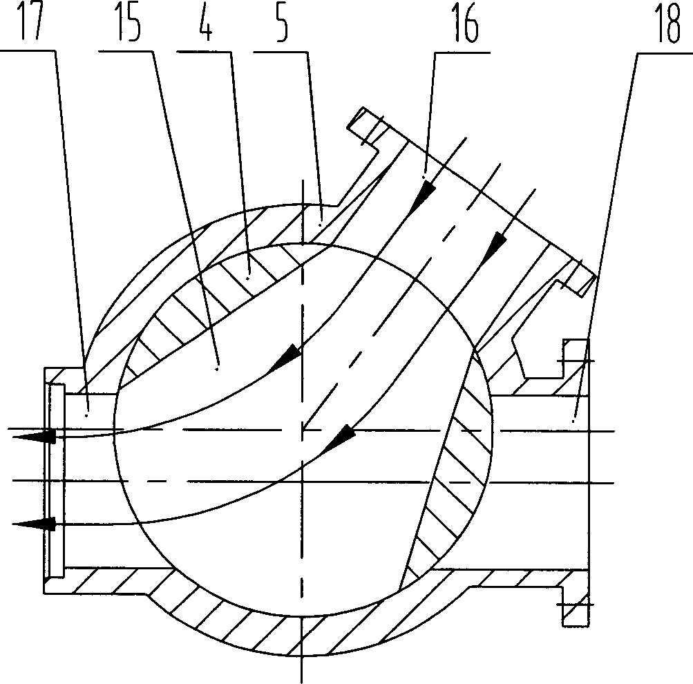 Distributing valve for concrete pump