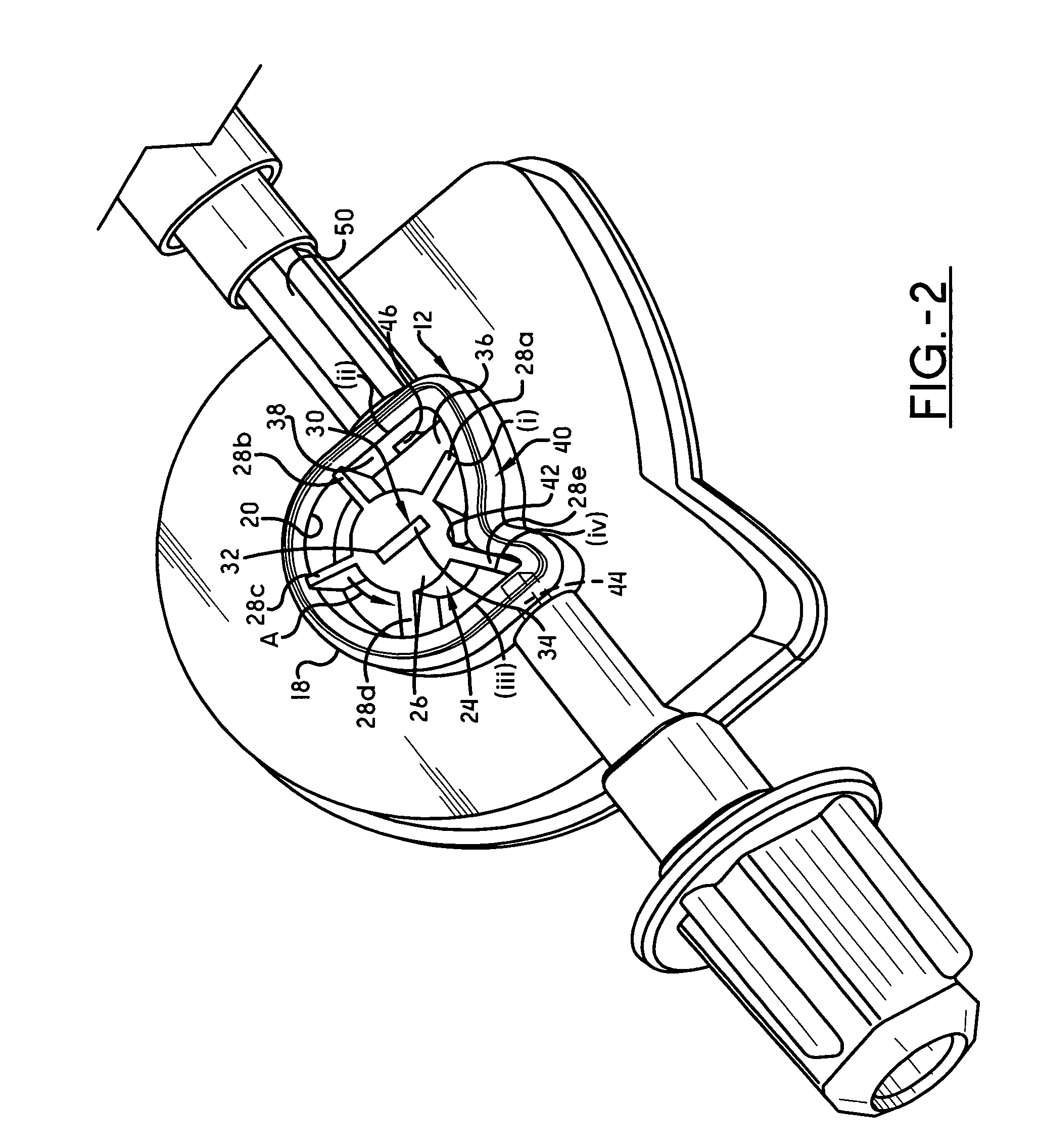 Flexible impeller pumps for mixing individual components