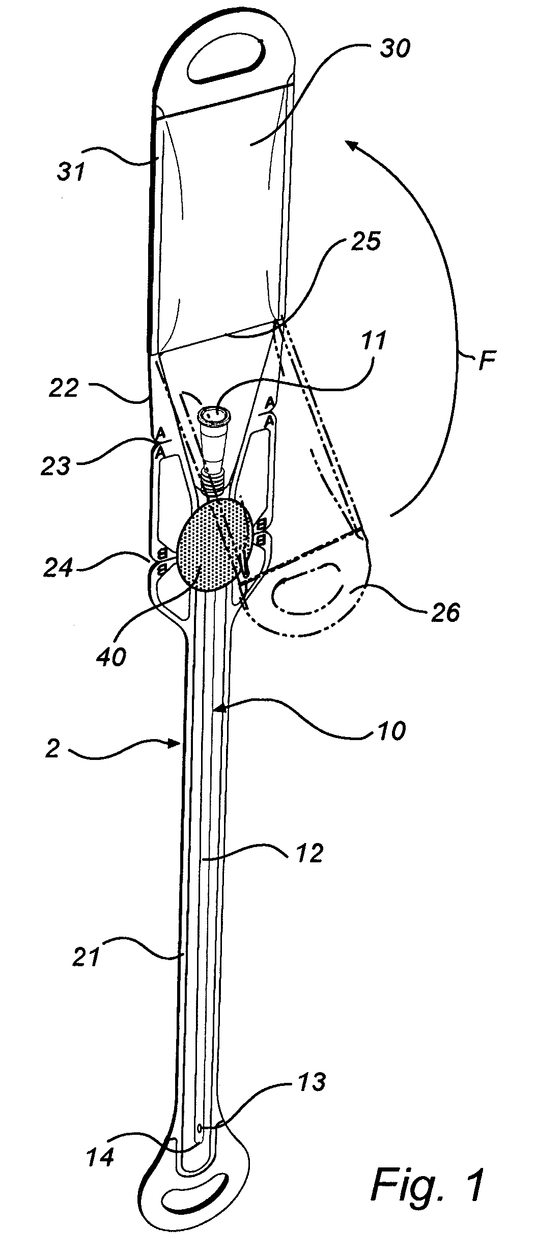 Folded catheter assembly with adhesive grip