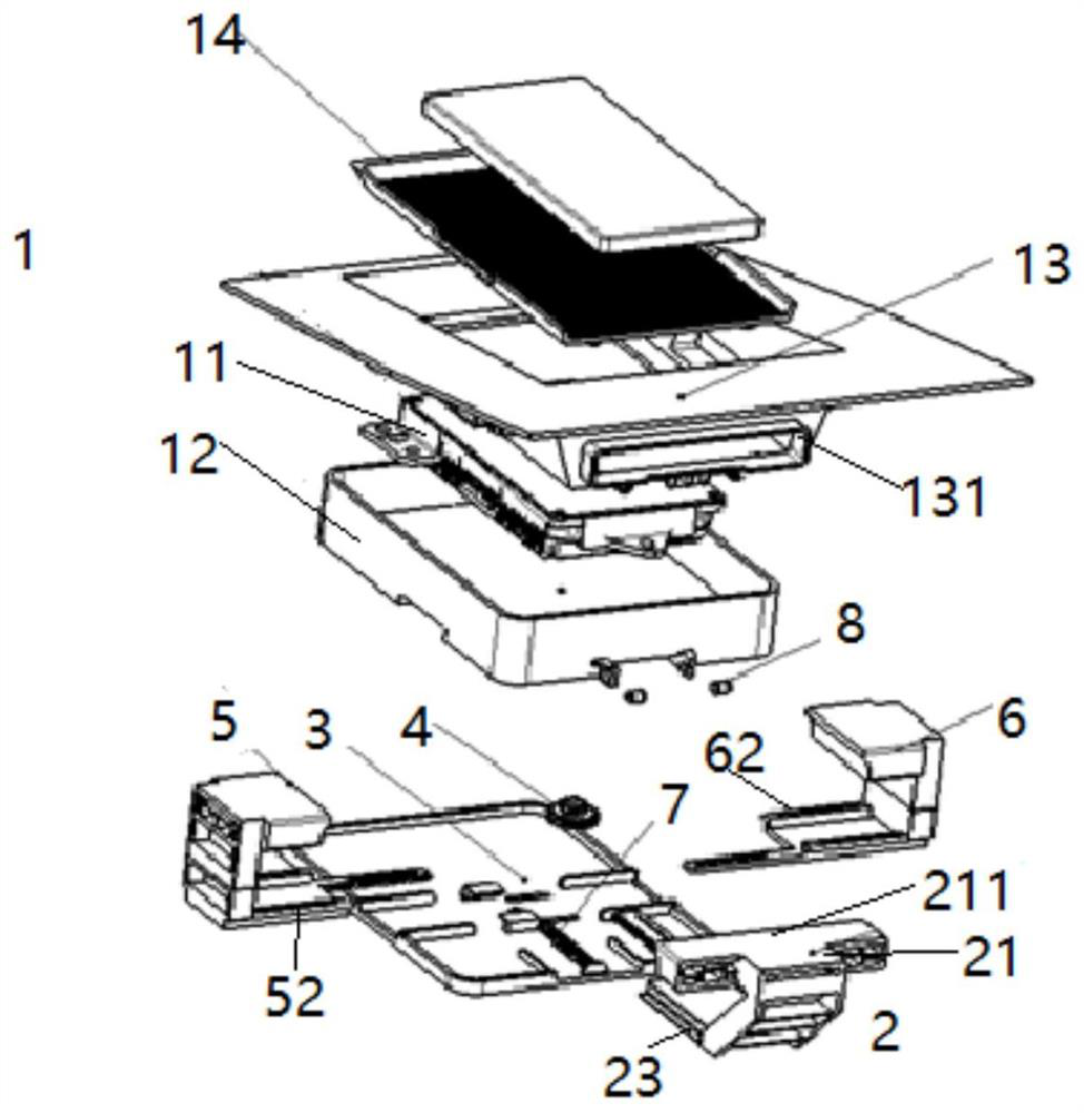 A gravity-inductive vehicle-mounted wireless charging device and a vehicle