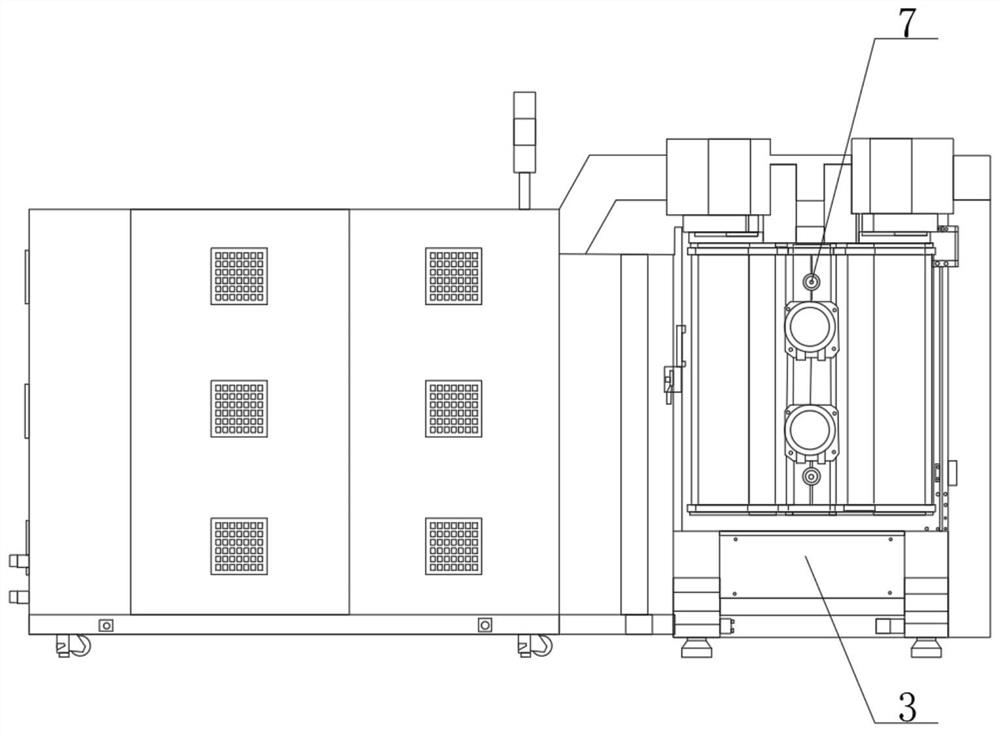 Vacuum coating equipment for preparing piezoelectric ceramics