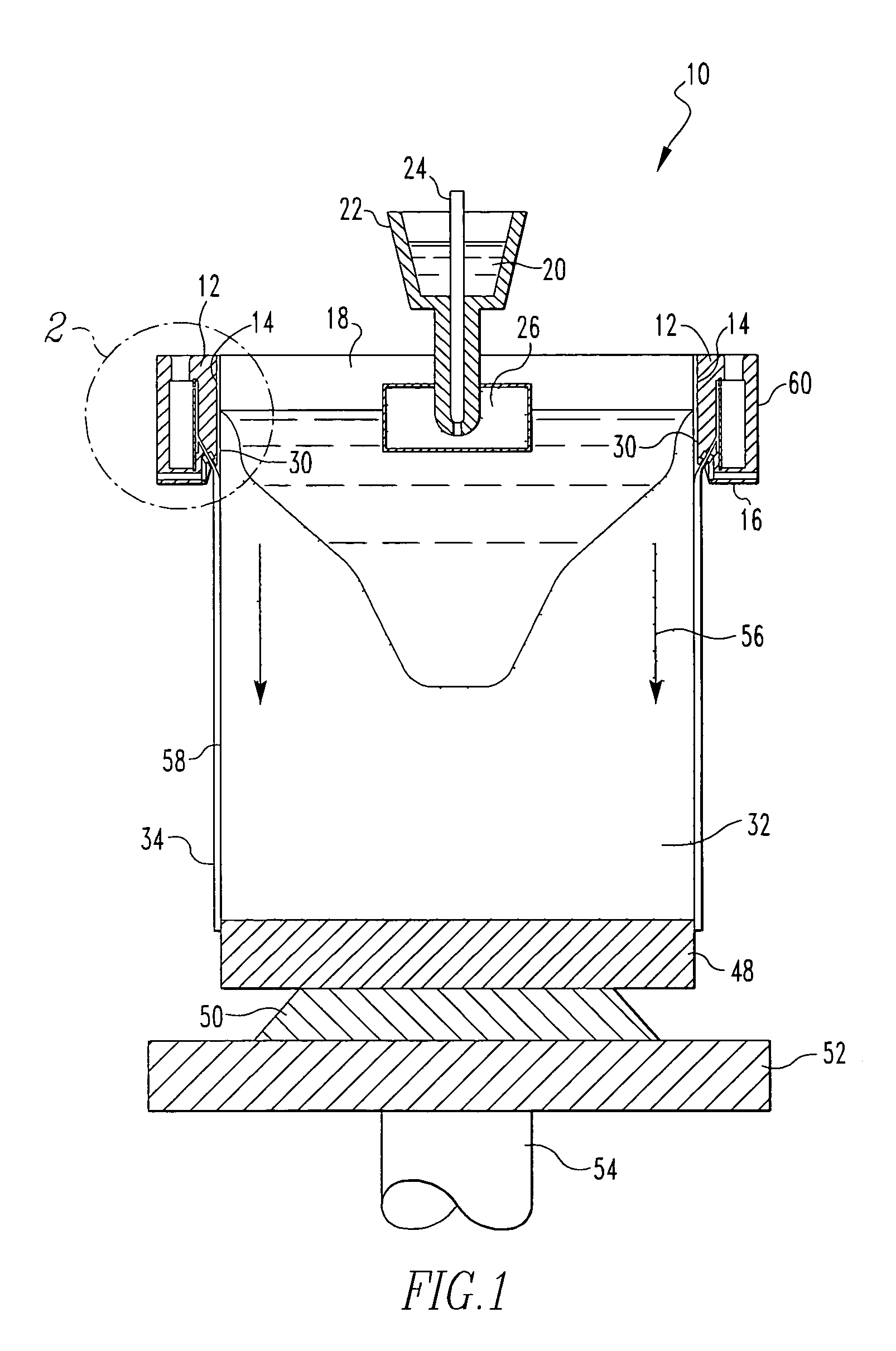 Gas enhanced controlled cooling ingot mold