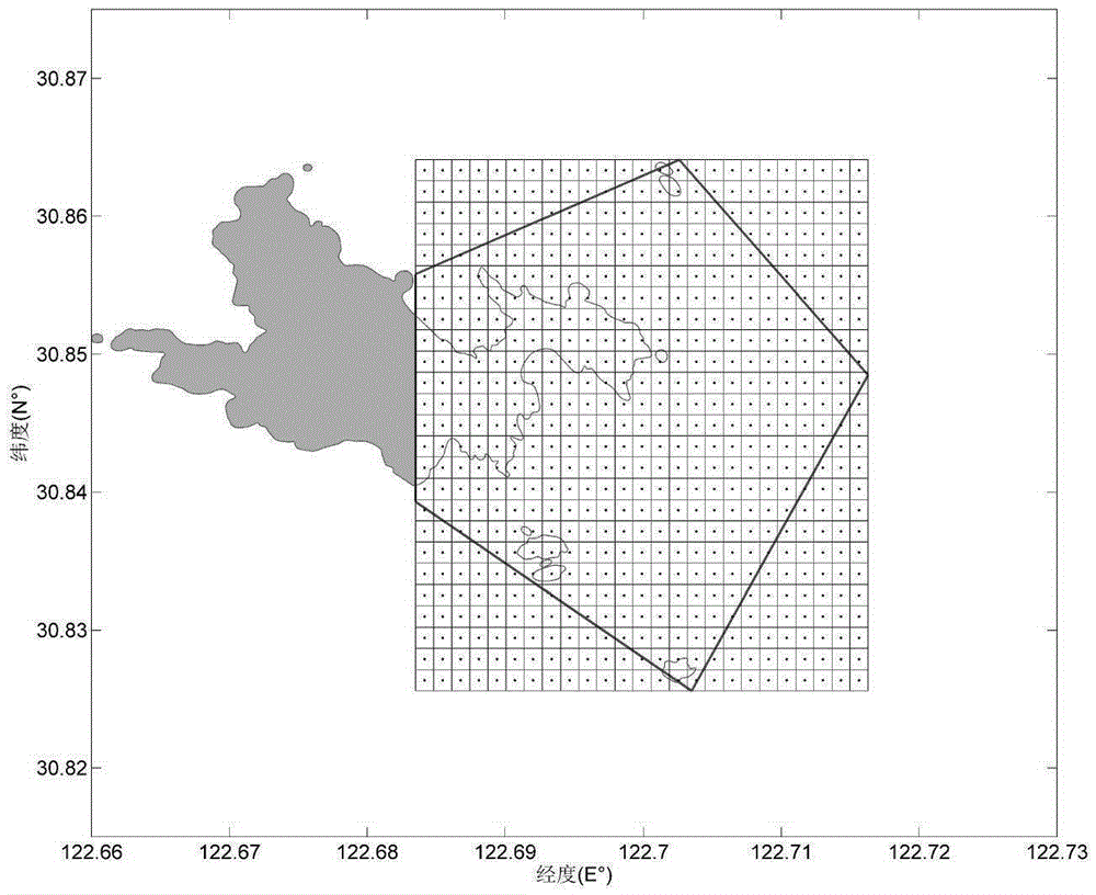 Method for measuring and calculating construction area of marine ranching in island reef waters featuring complex landform