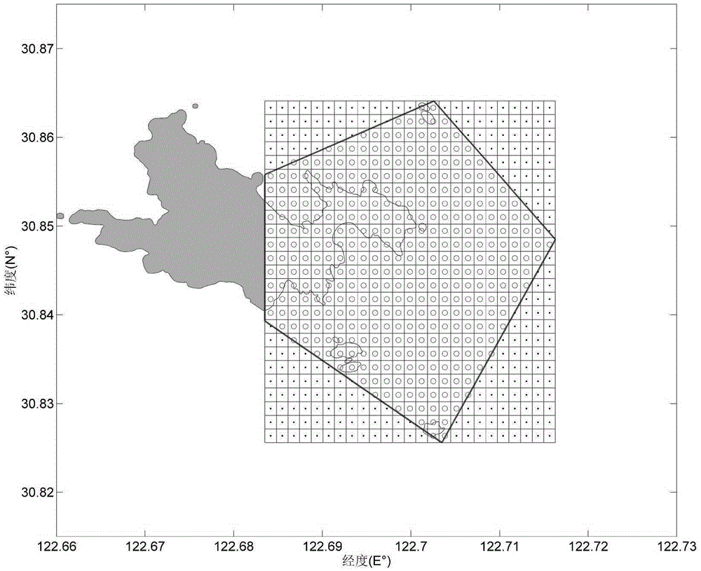 Method for measuring and calculating construction area of marine ranching in island reef waters featuring complex landform