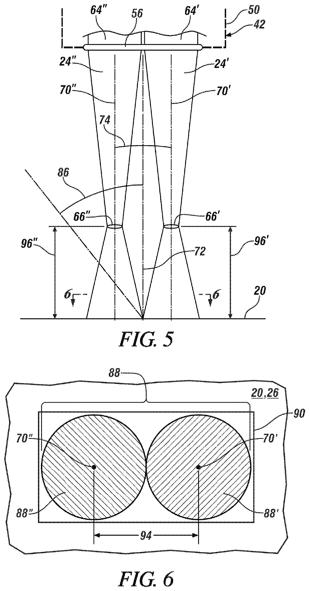 Multi-beam laser spot welding of coated steels