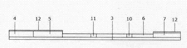 Quick trenbolone residue detection test paper card and preparation method thereof