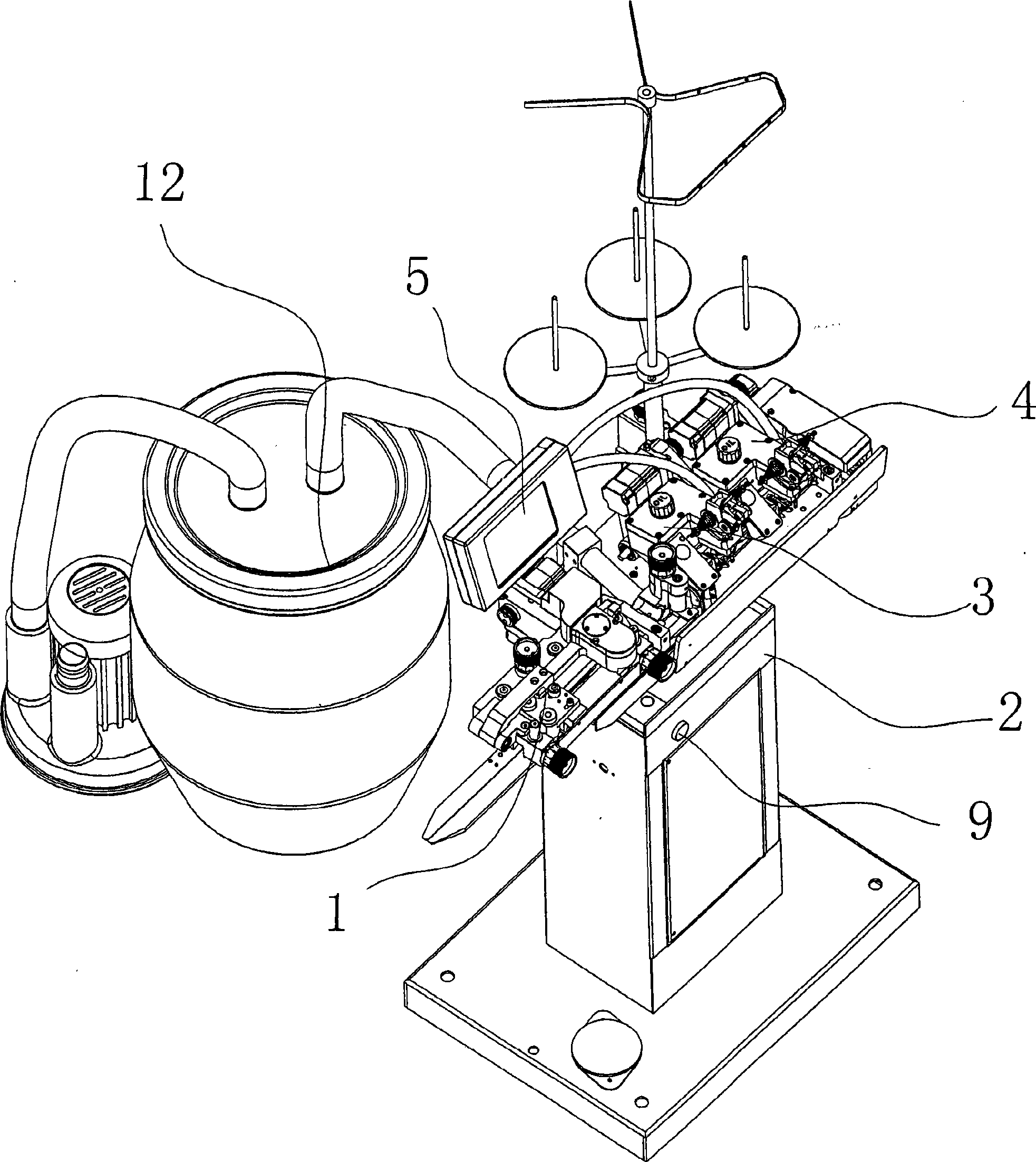 Control system of sock head sewing machine and sock head sewing machine equipped therewith