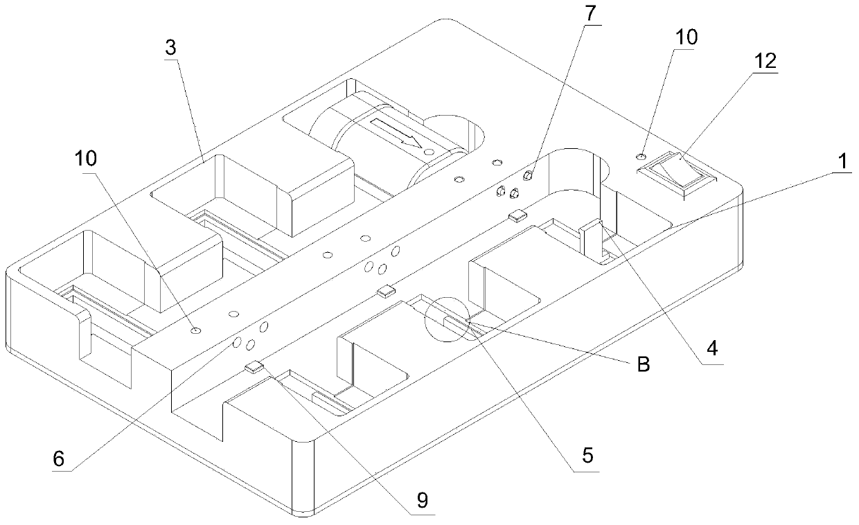 Battery charging seat