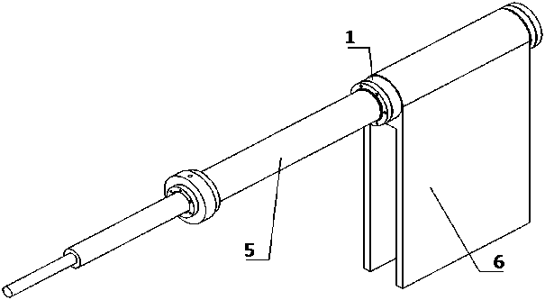 Anti-rotation device and anti-rotation method for cylinder barrel of pushing oil cylinder of extruder