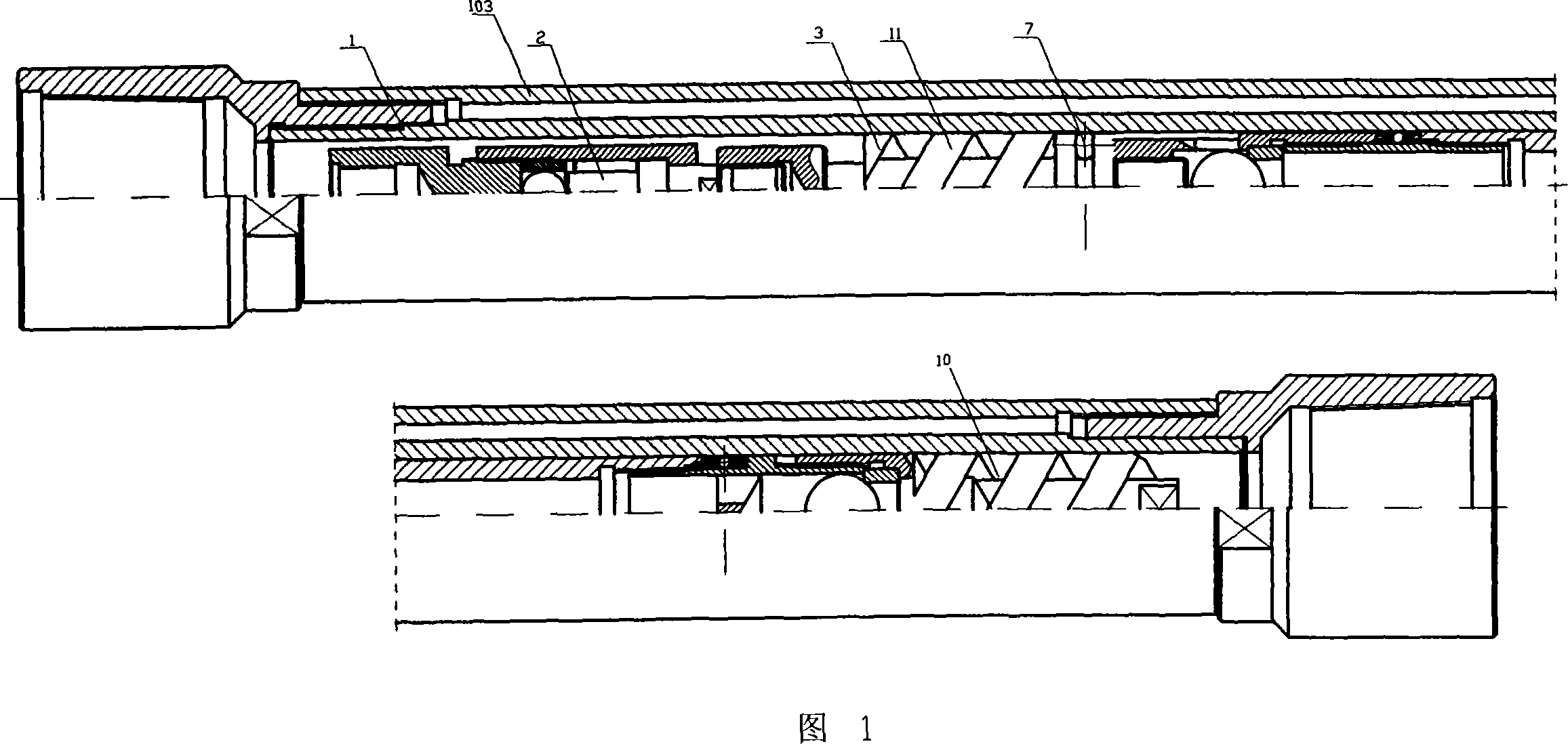 Centring type rotary plunger oil-well pump