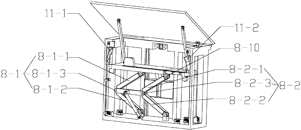 Hidden underground parking device