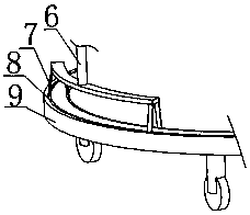 Operation anesthesia system and head fixing support