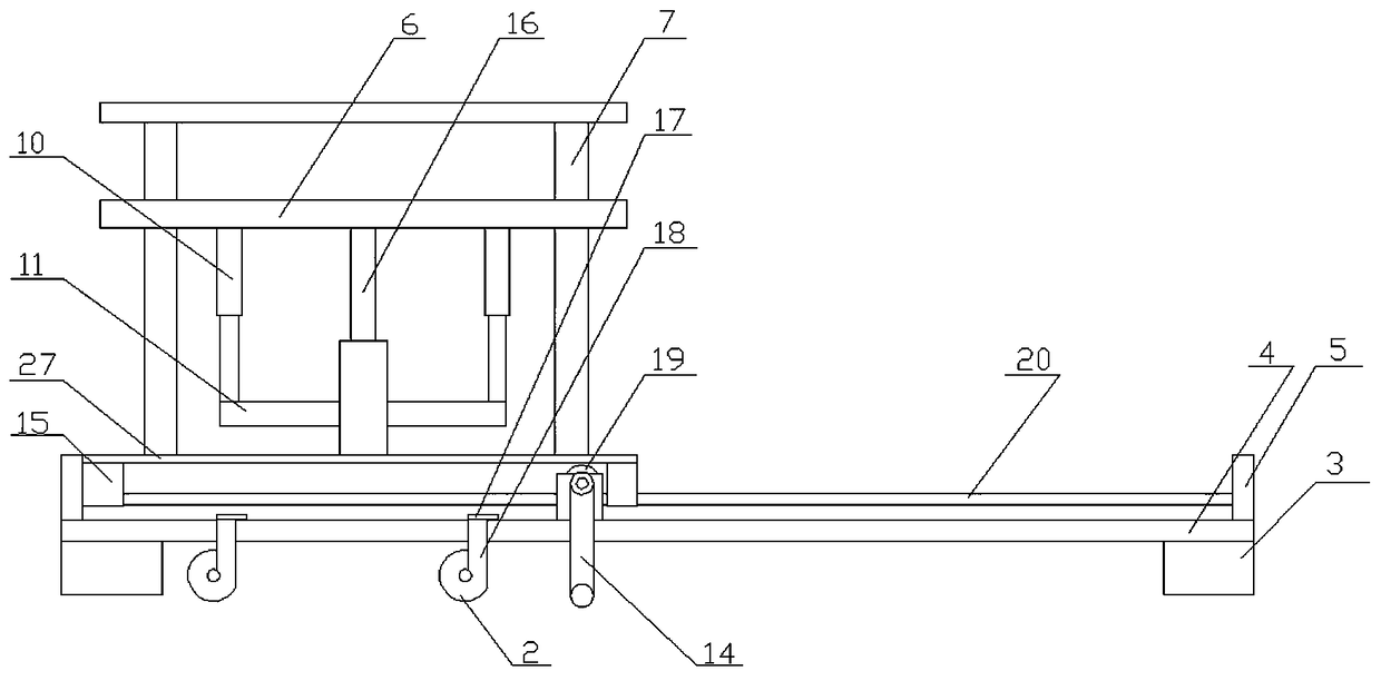 Bed changing device for critical patient