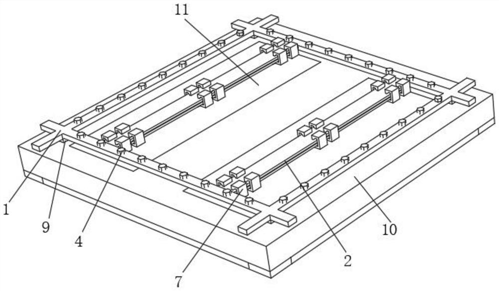 Novel elevator suspended ceiling and assembling process thereof