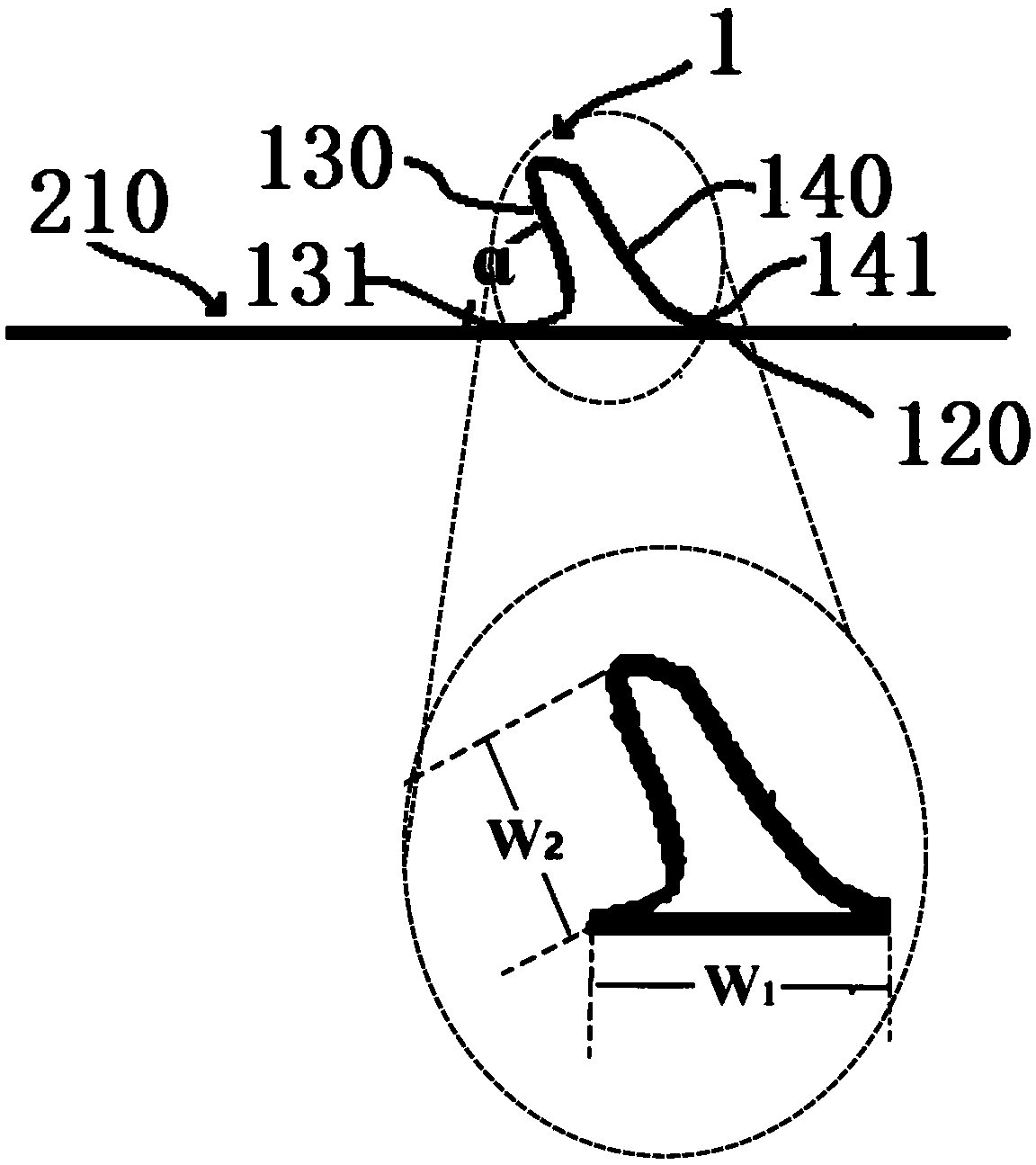 Buffering rib of rotary drum screen and rotary drum screening machine